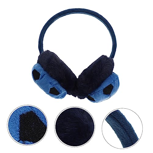 Soccer Shape Earmuff Winter Ear Warming Cover Outdoor Ear Protection for Boys Blue Black4