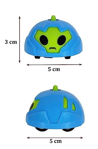 Image of Mini Battle Gyro Car Fight Together Fingerstip Rotating (Pack of 1 - Multicolor) Include: One Car, One Ring and Small Round Drip