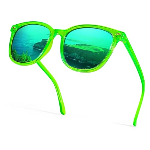 Image of Myiaur Polarized Sunglasses for Women with UV400 Protection Mirrored Lens