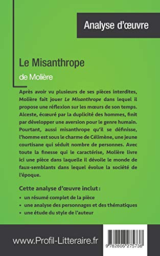 Le Misanthrope de Molière (Analyse approfondie)