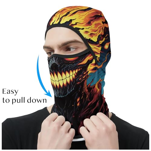Image of Obacle Balaclava Face Mask Men Women for Sun Protection Motorcycle Fishing Raves