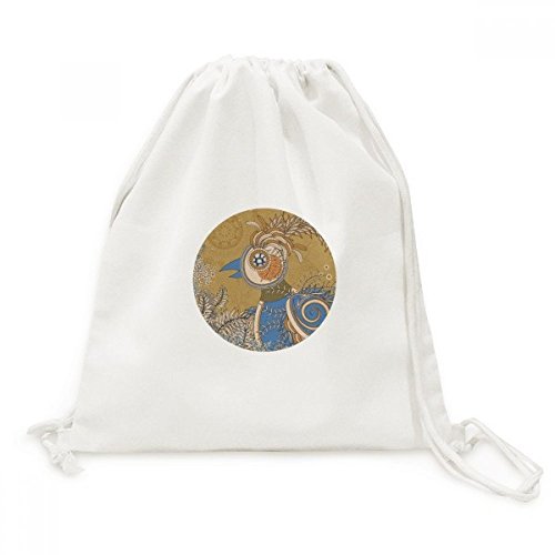 Sac de voyage en toile Ukiyo-E Faisan doré pour remplacer les sacs lourds et encombrants