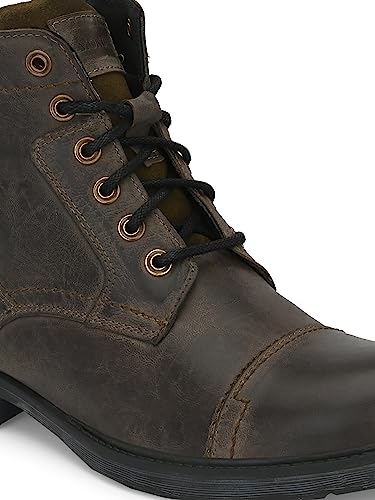 Image of MONDAIN New Trend Damaged Desgine Leather Boot for Men