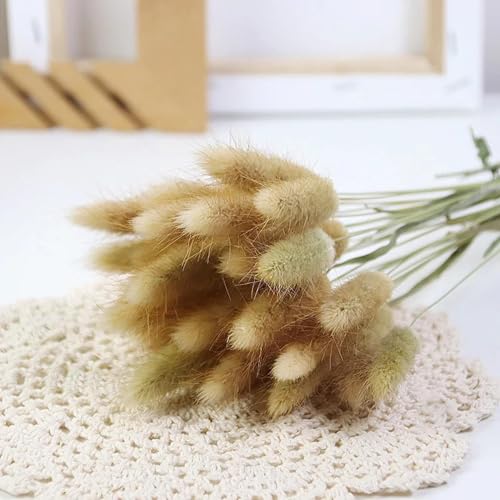Decoración de pasto de pampas seco 30 piezas 45 cm