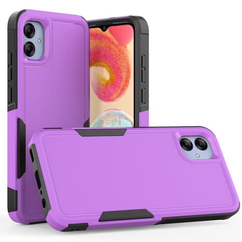 Coque Galaxy A04e antichoc 2 en 1 avec protection polycarbonate renforcée violette