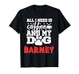 Barney Dog Name GIfts With Coffee