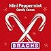 Brach's Mini Peppermint Holiday Candy Canes, Christmas Stocking Stuffer Candy, 35ct Box