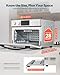 28QT Air Fryer Toaster Oven Combo, Large 12-in-1 Convection Countertop Oven with 3-Layer Cooking, Rotisserie for Chicken, 6 Heating Tubes, Fast Preheat, Fit 11