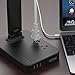 cozoo Desk Lamps for Home Office,Modern LED Desk Lamp for Dorm with 2 USB Charging Ports/Type C Port,2 AC Outlets,3 Lighting Mode,3 Level Brightness,Touch Control/Timer/Eye-Caring Foldable Table Lamp