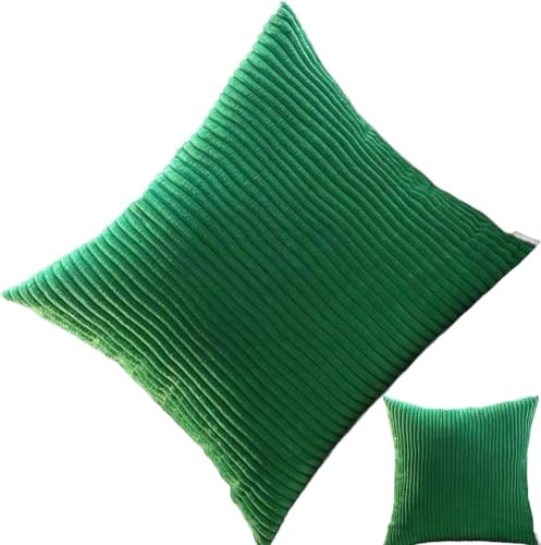 Housse de coussin douce en velours côtelé de qualité supérieure