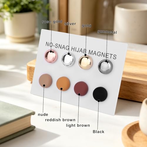 Image of Strong Hijab Magnet Pins for Women, Multi-Use Scarf Magnets Pin for Scarves Shirts Dress and Clothes