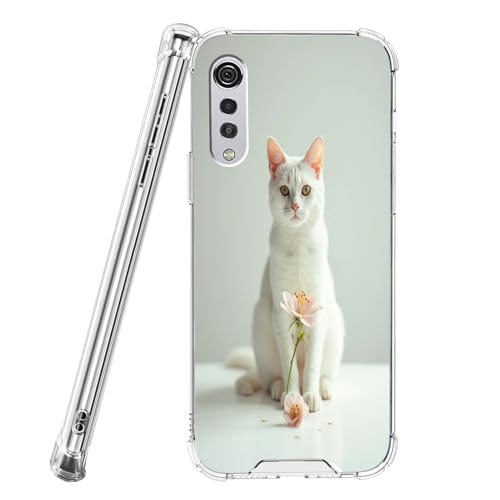Imagen de CHUANSHI Funda transparente compatible con LG G5 G6 G7 ThinQ G8 ThinQ G8X ThinQ G8S