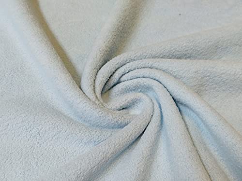 Tissu polaire Sherpa en jersey bleu ciel de qualité supérieure 10m