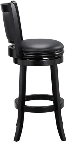 Miniatura 155 de Boraam Augusta - Silla alta giratoria de altura Negro -,Negro/Cappuccino,Negro/Cerezo,Marrón/Capuchino,Capuccino,Cereza,Cepillo de alambre