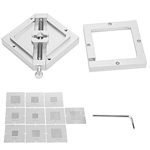 Rework Station, Heteluchtstation Heteluchtpistool BGA Reballing Station BGA Reballing Rework Station Diagonaal Sjabloon voor Computer CPU Telefoonlassersets