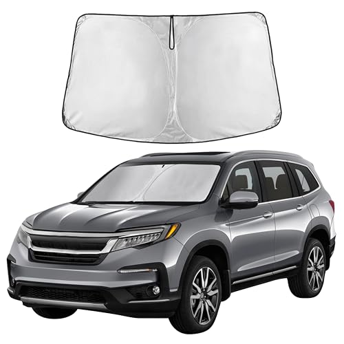 EcoNour Windshield Sunshade for Honda CRV 2023-2024 2025 2026 Sun Visor for Front Windshield & Window Sun Shade Cover, UV Heat Blocker & Protector, Car Accessories