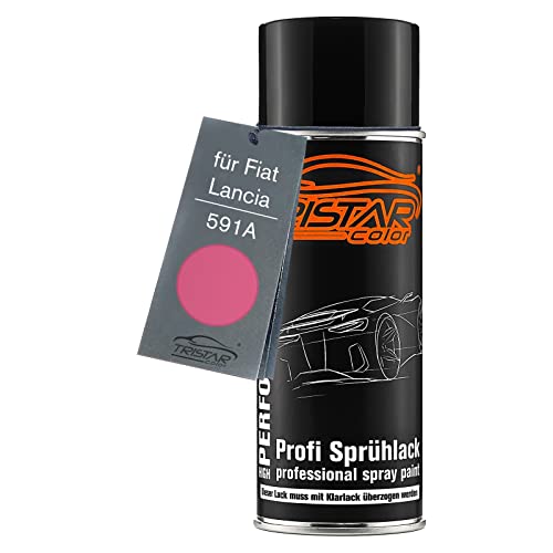 TRISTARcolor Peinture voiture Bombe de peinture pour Fiat/Lancia 591A Barbie Rosa Peinture de base aérosol 400 ml