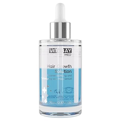 Hair Growth Solution - 70 ml - Hair Growth Serum - Hair thickening and prevention of hair loss Cover