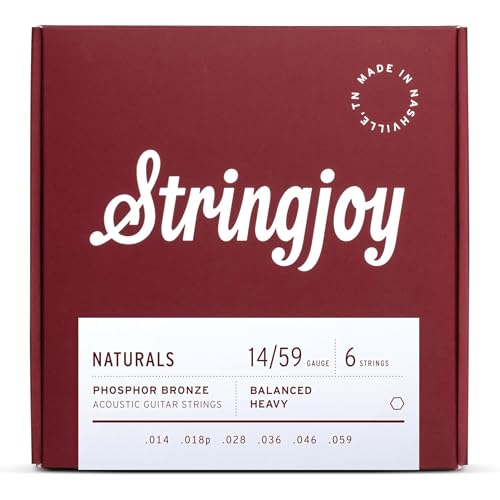 Stringjoy NB1459 Phosphor Bronze Acoustic Guitar Strings