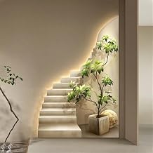 ZAIHW LED Wall Hanging Mural, Plug-in Power Supply Wall Art Decor, 3D Relief LED Decorative Painting, Landscape Wall Sculptures for Living Room Entrance Study OfficeA,23.6x31.5in/60X80CM