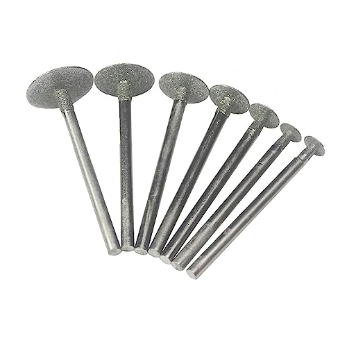 Set 7 Pzas Fresas de Diamante Forma T 1/8" miniatura 2