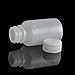 Bezall 50Pcs 30ml 1oz PE Plastic Empty Small Mouth Graduated Lab Chemical Container Reagent Bottle Sample Sealing Liquid Medicine Bottles