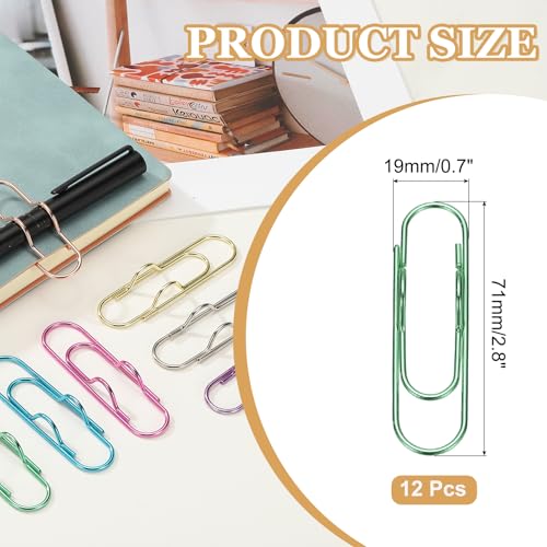 Attache stylo en métal vert pour ne plus perdre vos crayons sur vos carnets