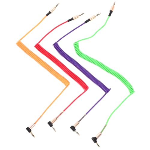Cable auxiliar BESPORTBLE 3.5mm macho a macho espiralado miniatura 1
