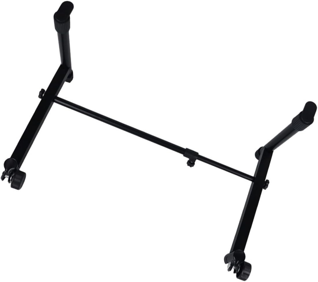 Electronic Keyboard Stand Extension Rack Lightweight Portable Adjustable Height Holder for Musicians Fits Brands and Models for Travel and Live