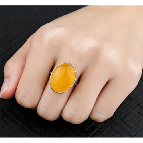 Base de anillo ajustable de plata 925 con engaste ovalado de 7x9mm para joyería diy 5