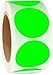2 Inch Color-Code Labels Round Circle Stickers for Color Coding - Fluorescent Green Inventory Labels Moving Stickers for Labeling Warehouse Classroom Office Food Service and Medical 500 Pcs