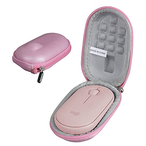 Boîtier Logitech Pebble M350 rose Adada antichoc et imperméable