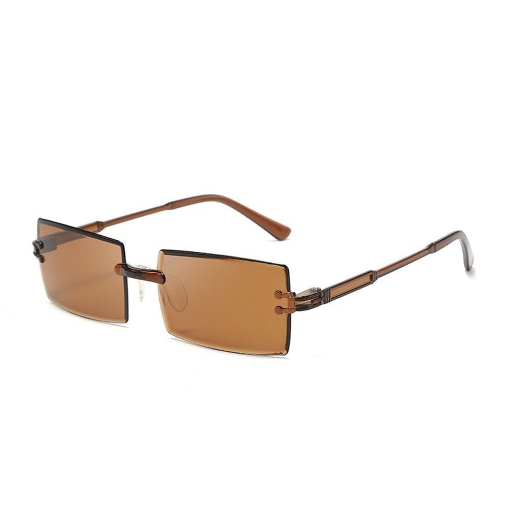 Juego de 20 pares de gafas de sol rectangulares sin montura con degradado de moda, ideales para playa, vacaciones, fiestas y reuniones.