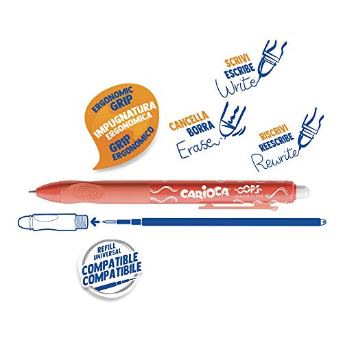CARIOCA Oops Retractable Penne Rosse | Set Penne