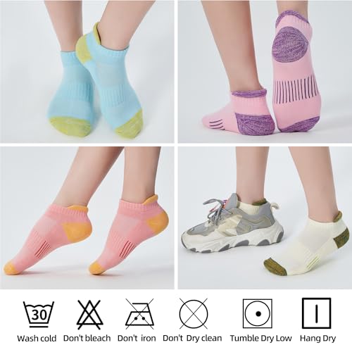 Image of ATBITER Women's Ankle Socks Cushioned Running Athletic No Show Socks-6Pairs