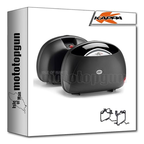 Supports KL539 et valises Kappa K40N étanches pour moto Suzuki GSX 1250 F