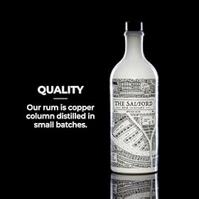 The Salford Rum Company Original Spiced Rum 70cl (40% ABV) - Infused with Vanilla, Nutmeg, Cinnamon, Ginger & Caribbean Fruits - Beautifully Presented Bottle Design – The Salford Rum Company