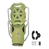 Zilimontt 【360 Grad drehbarer Getränkehalter】 Wetterbeständiger selbstjustierender Getränkehalter für Fahrräder, Motorräder, Kinderwagen und ATV, Werkzeug-Installation, Auto-Lock (Findet Wild Green)