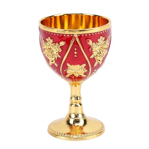 RiToEasysports Copa de vino de metal vintage de 30 ml Sofisticada y suave taza portátil para bares o restaurantes - Adecuado para los amantes de la elegancia (#1)