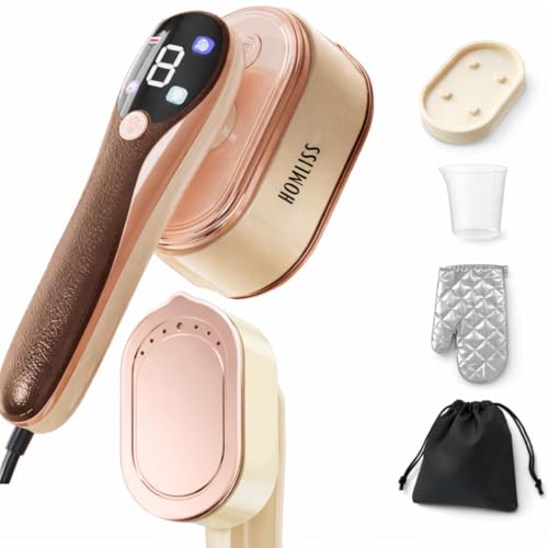 Défroisseur Vapeur 1200W - Fer a Repasser de Voyage & Maison | Réservoir 110 ml | prêt en 25 secondes | 4 Niveaux de Vapeur | Utilisation Verticale & Horizontale | Lisse Tous Tissus.