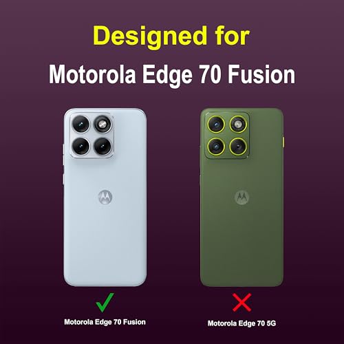 Image of Zapcase Back Case Cover for Motorola Edge 70 Fusion | Compatible for Motorola Edge 70 Fusion Back Cover | Liquid Silicon Magic Case with Camera Protection | Lavender