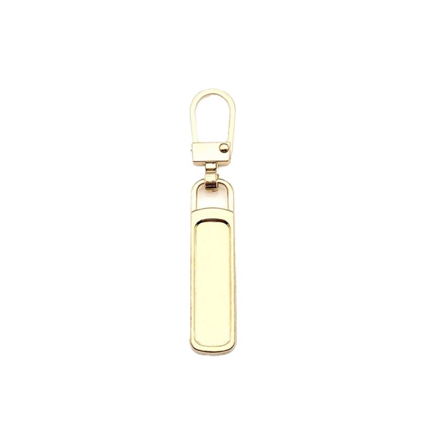 Replacement Zipper Pulls, Zipper Pulls 80 Pcs Multicolor Detachable Metal Replacement Tab for Jacket DIY Sewing(Golden)