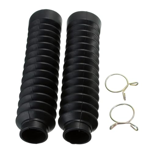Guêtres de fourche moto en caoutchouc souple haute résistance pour amortisseur avant