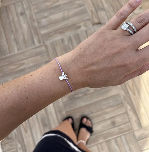 Pulsera de plata de ángel de la guarda para protección diaria 3