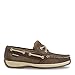 Eastland womens Solstice flats shoes, Bomber Brown, 10 Wide US