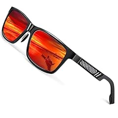 Black Frame /Red Orange Lens