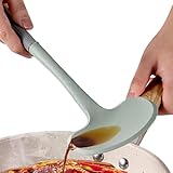 Espátula De Silicona Para Cocinar, Espátula Antiadherente Con Forma De Setas Para Repostería, Utensilios de Cocina para Servir, Mezclar, Voltear, Raspar y Hornear