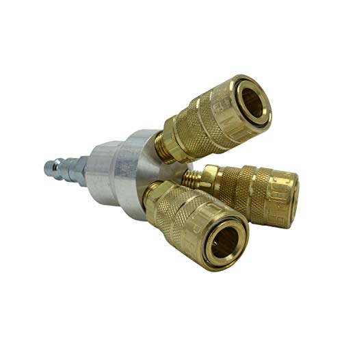 Colector Milton S-221 1/4" NPT para simplificar el uso de herramientas de aire 4