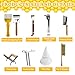 27 PCS Bee Keeping Starter Kit - Beekeeping Supplies, Honey Bee Hive Tools Bee Smoker Kit, Bee Keeper Supplies All with Jacket for Beginners and Professionals