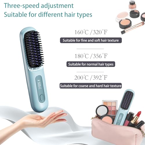 Go Brush Pro Mini Cepillo Alisador Para Cabello Corto miniatura 4